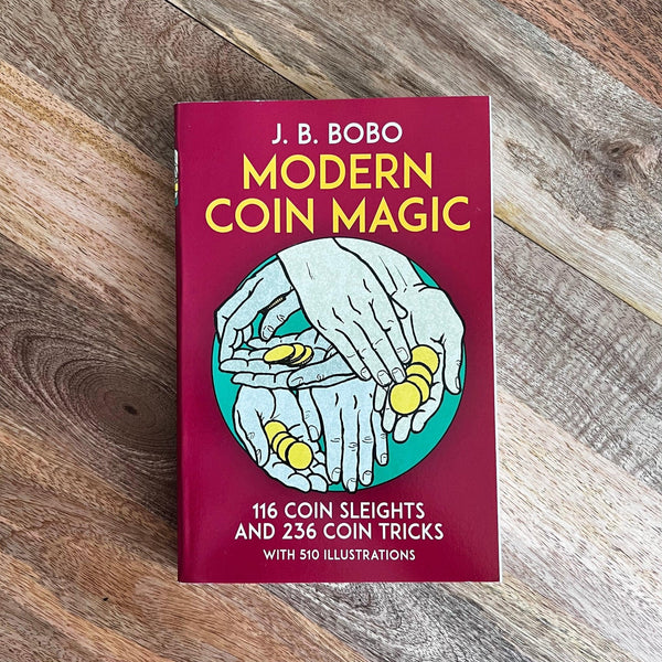 Modern Coin Magic by J.B. Bobo - Magic Book - Brown Bear Magic Shop