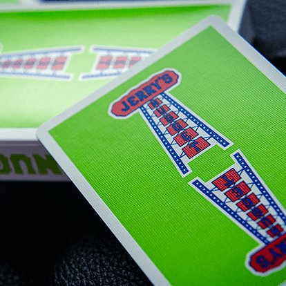 Modern Feel Jerry's Nuggets Playing Cards - Green - Brown Bear Magic Shop