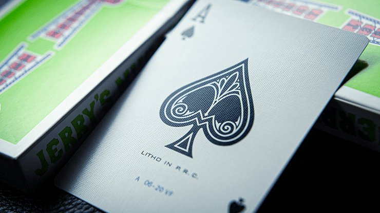 Modern Feel Jerry's Nuggets Playing Cards - Green - Brown Bear Magic Shop