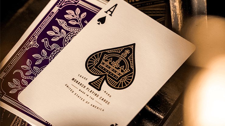 Monarch Royal Edition (Purple) Playing Cards by theory11 - Brown Bear Magic Shop