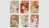 Mucha Gismonda Standard Gold Edition Playing Cards by TCC - Brown Bear Magic Shop