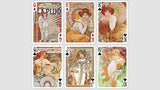 Mucha Gismonda Standard Gold Edition Playing Cards by TCC - Brown Bear Magic Shop