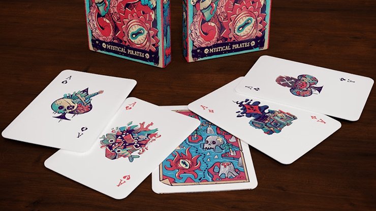 Mystical Pirates Playing Cards - Brown Bear Magic Shop