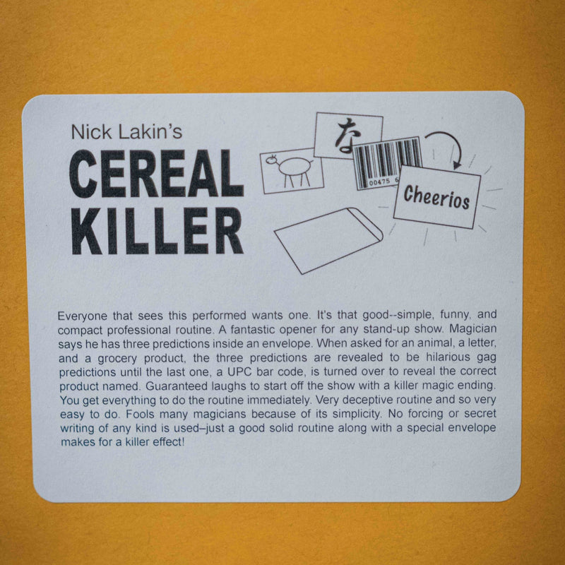 Nick Lakin's Cereal Killer - Brown Bear Magic Shop