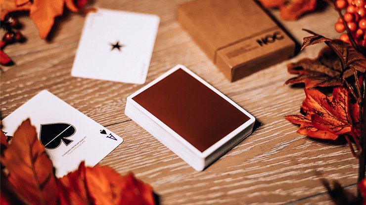 NOC on Wood Playing Cards - Brown Bear Magic Shop