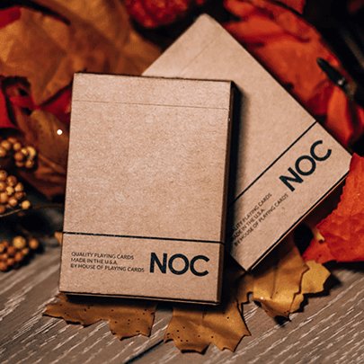 NOC on Wood Playing Cards - Brown Bear Magic Shop
