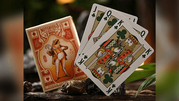 Notorious Gambling Frog (Orange) Playing Cards by Stockholm17 - Brown Bear Magic Shop