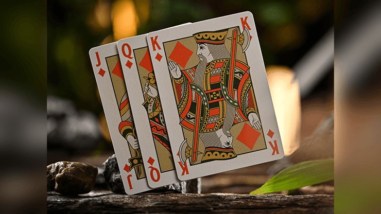 Notorious Gambling Frog (Orange) Playing Cards by Stockholm17 - Brown Bear Magic Shop
