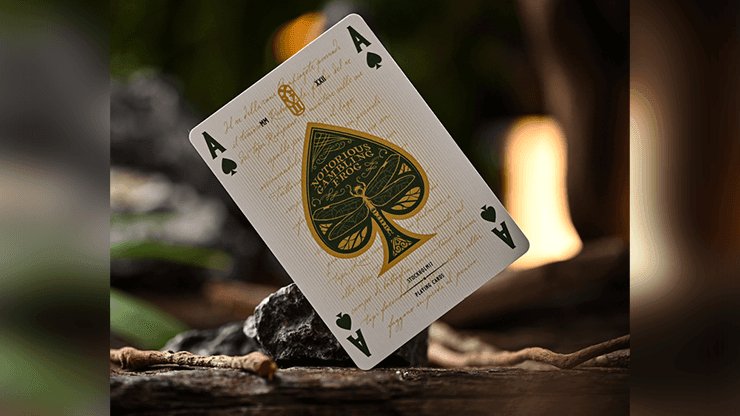 Notorious Gambling Frog (Orange) Playing Cards by Stockholm17 - Brown Bear Magic Shop