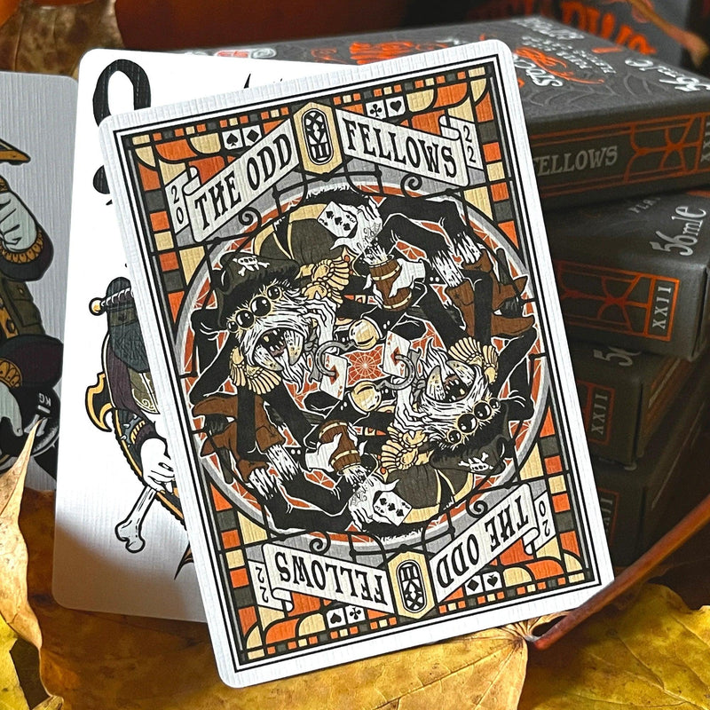 Odd Fellows (Cpt Spindel) Playing Cards by Stockholm 17 - Brown Bear Magic Shop