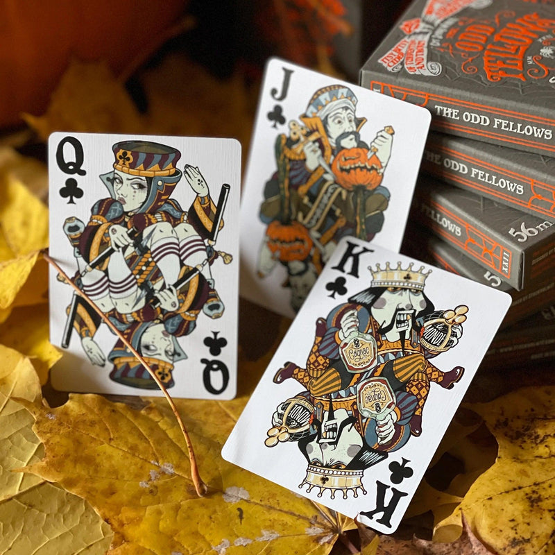 Odd Fellows (Cpt Spindel) Playing Cards by Stockholm 17 - Brown Bear Magic Shop