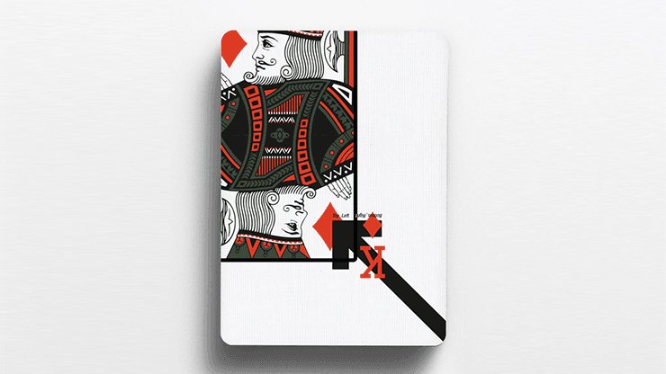 Offset Orange Playing Cards by Cardistry Touch - Brown Bear Magic Shop