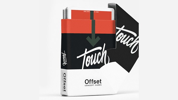 Offset Orange Playing Cards by Cardistry Touch - Brown Bear Magic Shop
