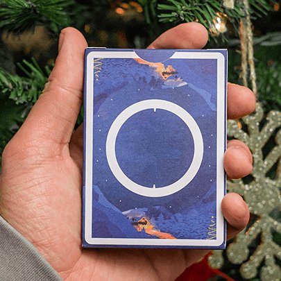 Orbit Christmas Playing Cards - Brown Bear Magic Shop