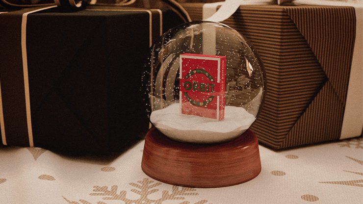Orbit Christmas V2 Playing Cards - Brown Bear Magic Shop