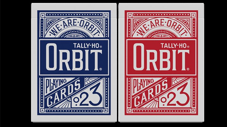 Orbit Tally Ho Circle Back Playing Cards - Brown Bear Magic Shop
