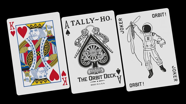 Orbit Tally Ho Circle Back Playing Cards - Brown Bear Magic Shop