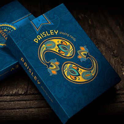 Paisley Poker Playing Cards by Dutch Card House Company - Brown Bear Magic Shop
