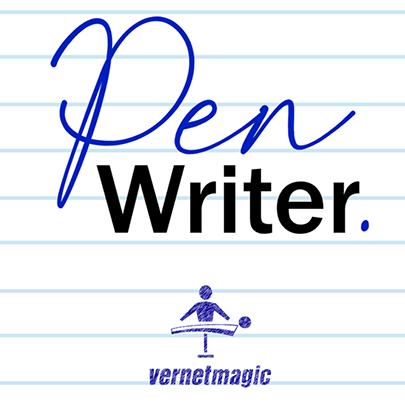 PEN WRITER Black by Vernet Magic - Brown Bear Magic Shop