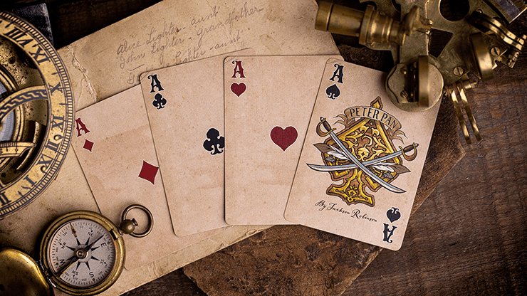 Peter Pan Playing Cards by Kings Wild - Brown Bear Magic Shop