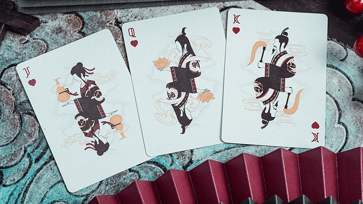 Pine Crane Playing Cards by Solokid - Brown Bear Magic Shop