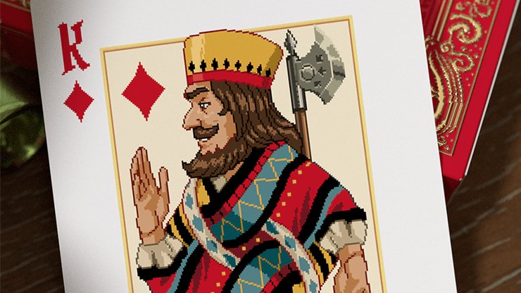 Pixel Kingdom Playing Cards - Brown Bear Magic Shop