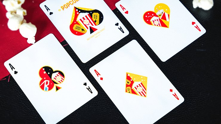 PopCorn and Cola Playing Cards by Fast Food Playing Cards - Brown Bear Magic Shop