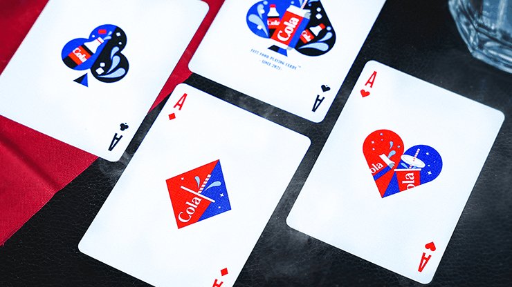 PopCorn and Cola Playing Cards by Fast Food Playing Cards - Brown Bear Magic Shop