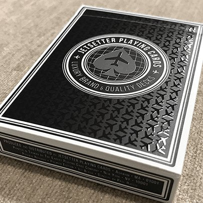 Premier Edition in Jet Black Private Reserve by Jetsetter Playing Cards - Brown Bear Magic Shop