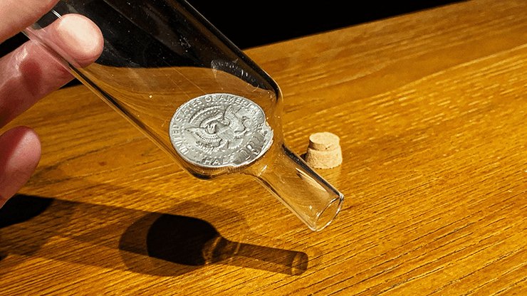 REAL COIN IN BOTTLE by Bacon Magic - Brown Bear Magic Shop