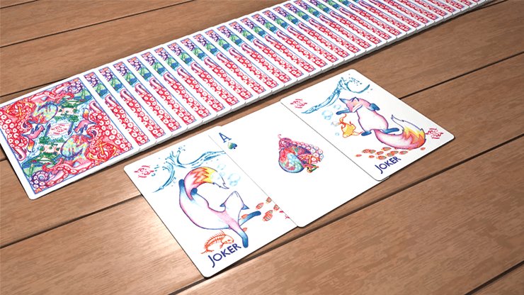 Red Fox V2 Playing Cards - Brown Bear Magic Shop