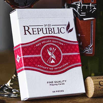 Red Republic Playing Cards - Brown Bear Magic Shop