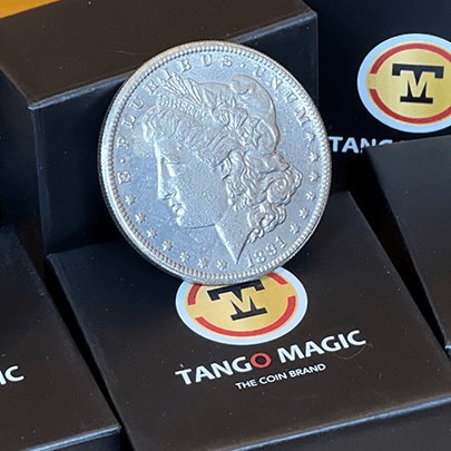 Replica Morgan Magnetic Coin by Tango Magic - Brown Bear Magic Shop