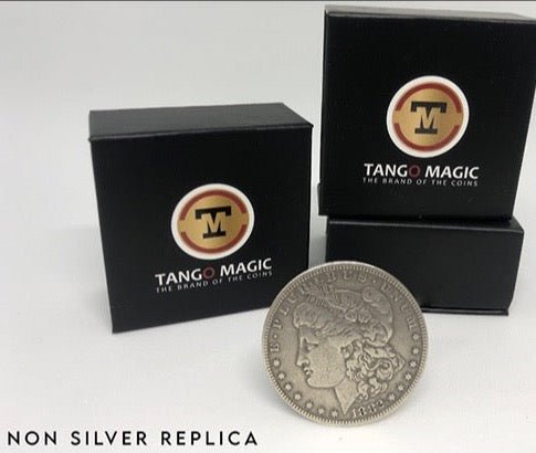 Replica Morgan Steel Coin by Tango Magic - Brown Bear Magic Shop