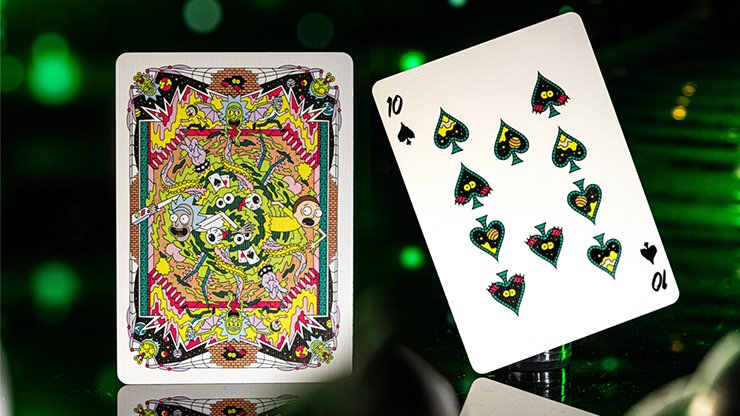 Rick & Morty Playing Cards by theory11 - Brown Bear Magic Shop