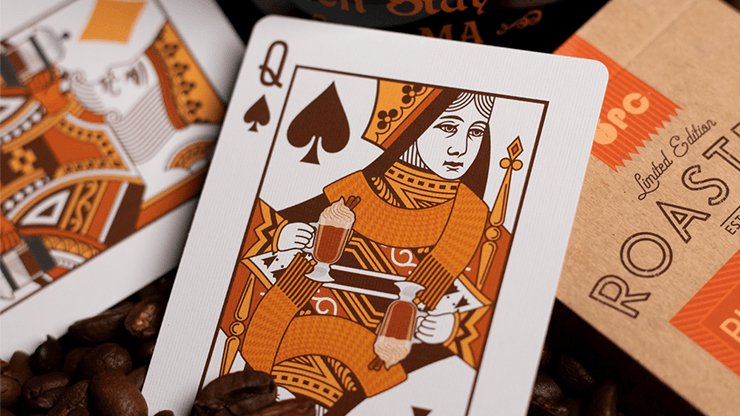 ROASTERS V2 Pumpkin Spice Playing Cards by OPC - Brown Bear Magic Shop