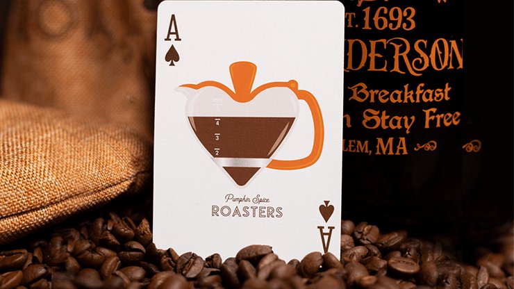 ROASTERS V2 Pumpkin Spice Playing Cards by OPC - Brown Bear Magic Shop