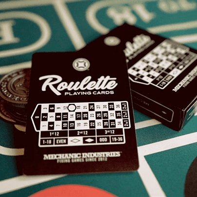 Roulette Playing Cards by Mechanic Industries - Brown Bear Magic Shop