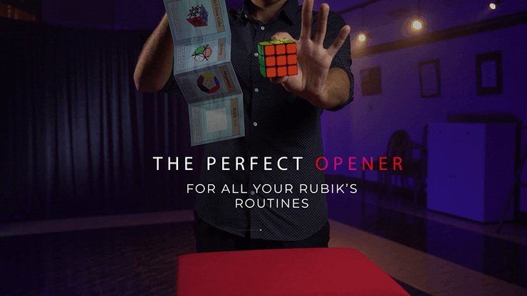 Rubik's Cube 3D Advertising by Henry Evans and Martin Braessas - Brown Bear Magic Shop