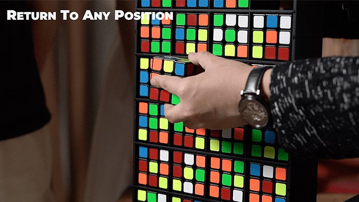 RUBIKS WALL Complete Set by Bond Lee - Trick - Brown Bear Magic Shop