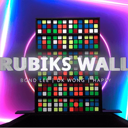 RUBIKS WALL Complete Set by Bond Lee - Trick - Brown Bear Magic Shop