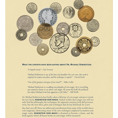 Rubinstein Coin Magic by Dr. Michael Rubinstein - Brown Bear Magic Shop