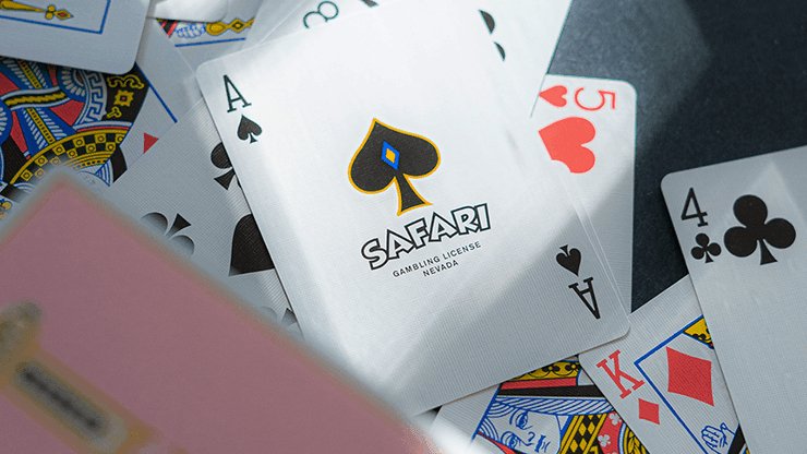 Safari Casino Pink Playing Cards by Gemini - Brown Bear Magic Shop