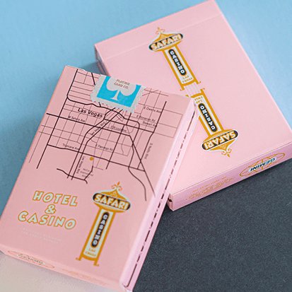 Safari Casino Pink Playing Cards by Gemini - Brown Bear Magic Shop