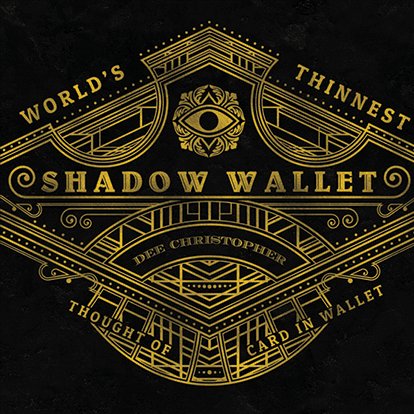 Shadow Wallet Leather by Dee Christopher and 1914 - Brown Bear Magic Shop