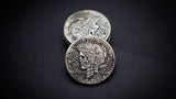 SKULL HEAD COIN by Men Zi Magic - Brown Bear Magic Shop