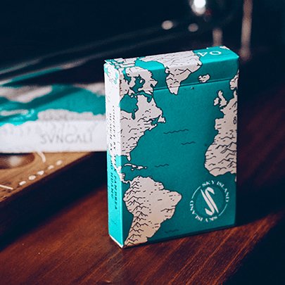 Sky Island Playing Cards by Svngali Design Co - Brown Bear Magic Shop