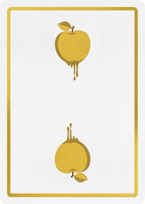 Slicers v2 Golden Apple - by Organic Playing Cards (OPC) - Brown Bear Magic Shop