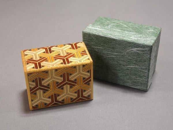 Small Yosegi Box - 12 Step - Kikkou - Brown Bear Magic Shop
