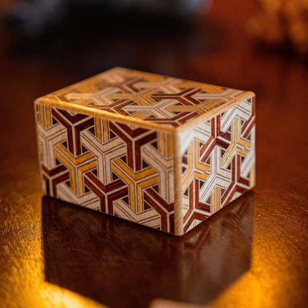 Small Yosegi Box - 12 Step - Kikkou - Brown Bear Magic Shop